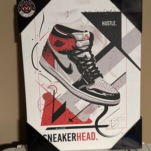 Sneakerhead Art Print - Red and Black